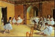 Edgar Degas Dance Foyer at the Opera Sweden oil painting artist